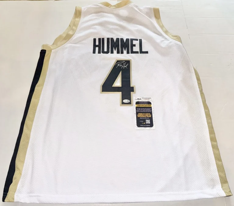 Robbie Hummel Purdue Boilermakers signed White Custom jersey autographed JSA