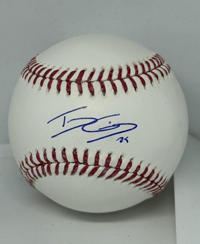 TJ Friedl Cincinnati Reds signed Official MLB Baseball Ball Beckett Witnessed