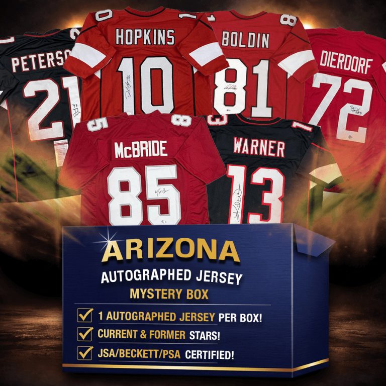 Autographed/Signed Arizona Football Jersey Mystery Box with PSA JSA BAS COA