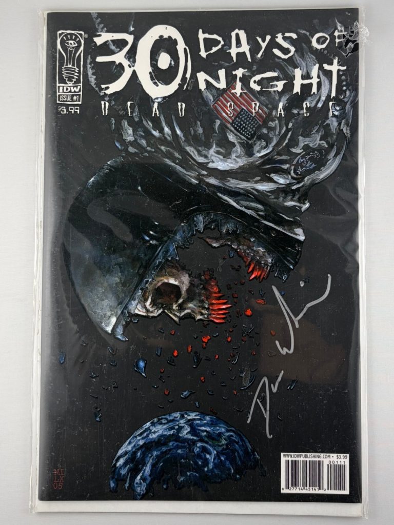 30 Days of Night Dead Space #1 2006 IDW Publishing Dan Wickline Signed Auto