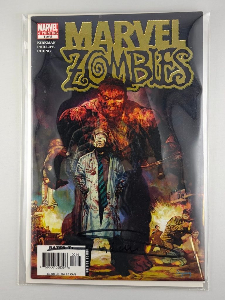 Marvel Zombies #1 (2006) 4th Print Suydam Hulk Signed