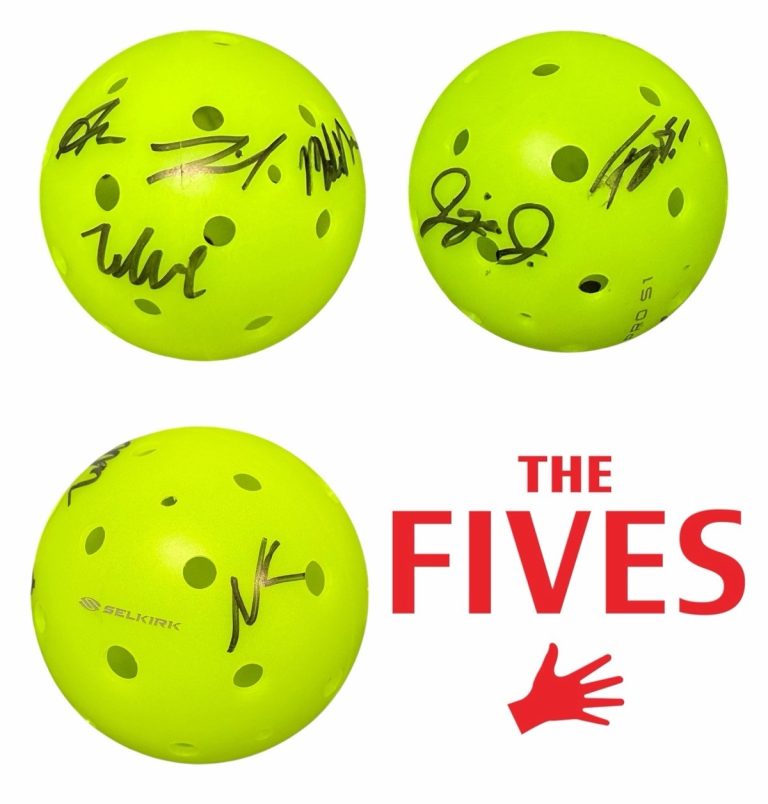 New Jersey 5s Team Signed Pickleball 6 AUTOS Anna Leigh Waters Staksrud ++ MLP