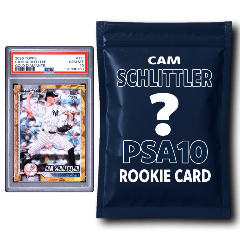 Cam Schlittler PSA 10 Graded Rookie Baseball Card Mystery Box