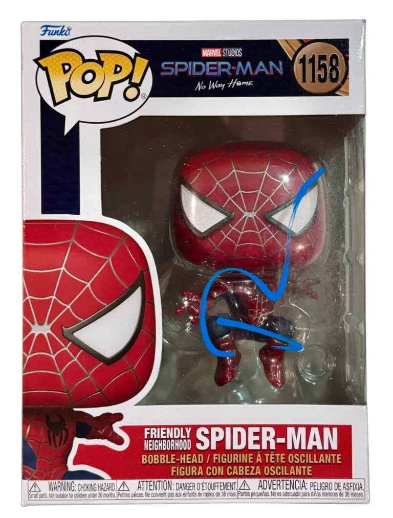 Tobey Maguire Spider-Man Signed Autographed Funko Pop No Way Home Beckett COA