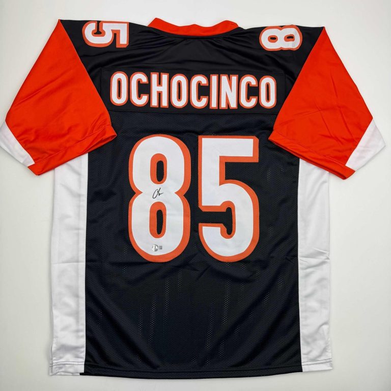 Signed CHAD OCHOCINCO (Johnson) Cincinnati Black Jersey JSA COA Auto