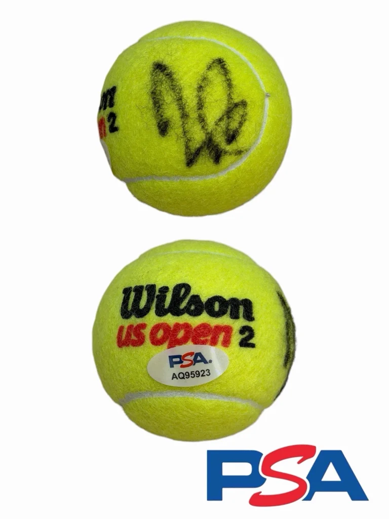 Linda Noskova Signed Wilson US OPEN Tennis Ball PSA AUTO 2026 Wimbledon Champion
