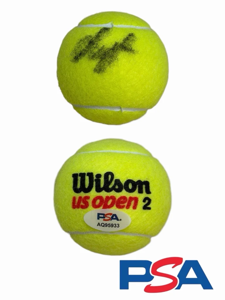 Daniil Medvedev Signed Wilson 2021 US OPEN CHAMPION Tennis Ball PSA AUTO ATP