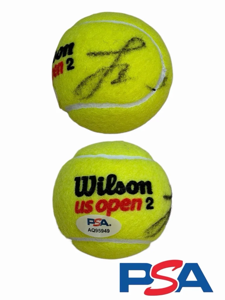 Luciano Darderi Signed Official Wilson US OPEN Tennis Ball PSA AUTO ATP TOUR