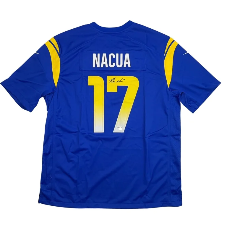 Autographed/Signed Puka Nacua #17 Rams Authentic Rookie Jersey Fanatics COA