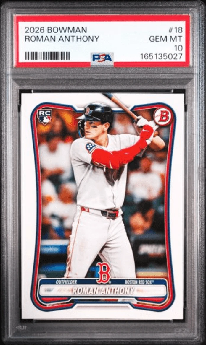 Graded 2026 Topps Bowman Roman Anthony #18 Rookie RC Baseball Card PSA 10