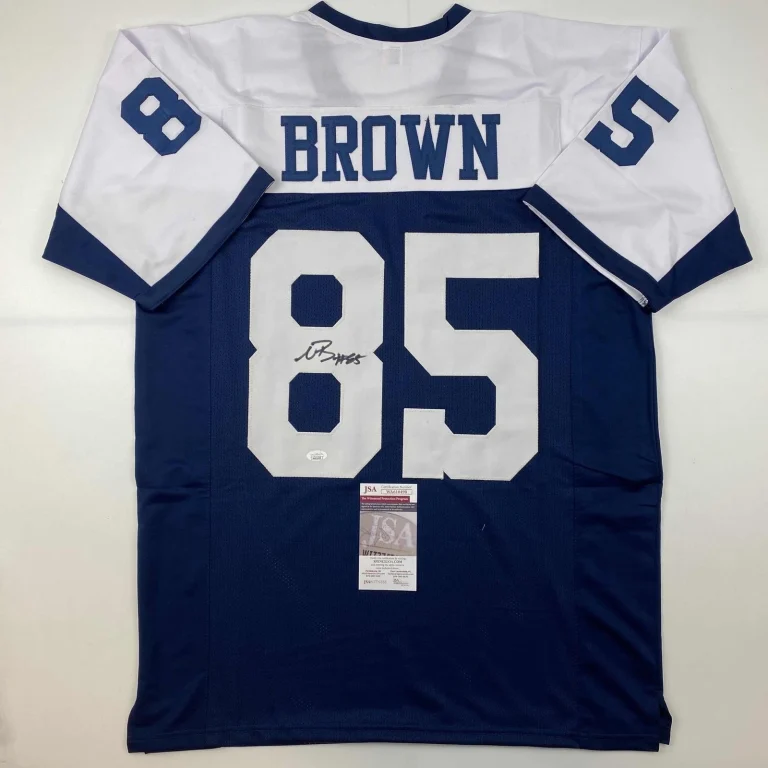 Autographed/Signed Noah Brown Dallas Thanksgiving Day Jersey JSA COA
