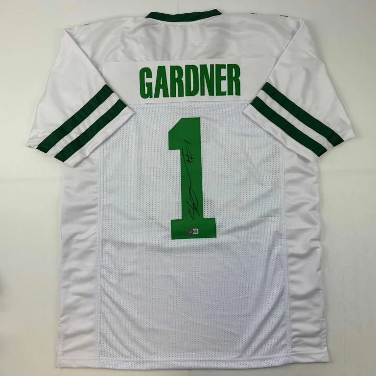 Autographed/Signed Ahmad Sauce Gardner New York White Retro Jersey BAS COA