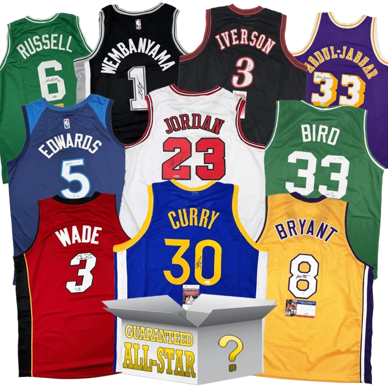 All-Star Autographed/Signed Jersey Mystery Box with PSA JSA BAS COA