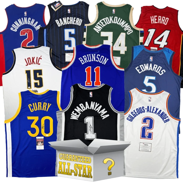 Current All-Star Autographed/Signed Jersey Mystery Box JSA BAS COA