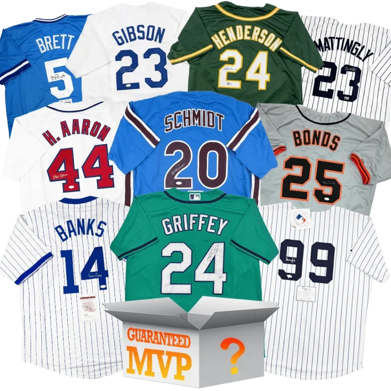 MVPs Autographed/Signed Jersey Mystery Box with PSA JSA or Beckett COA