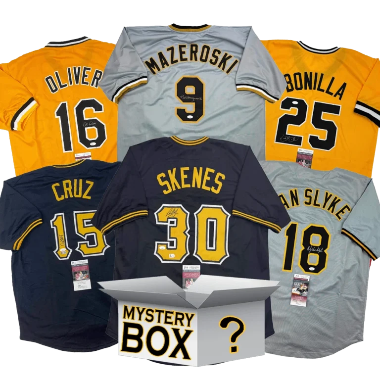 Autographed/Signed Pittsburgh Jersey Mystery Box with PSA JSA BAS COA