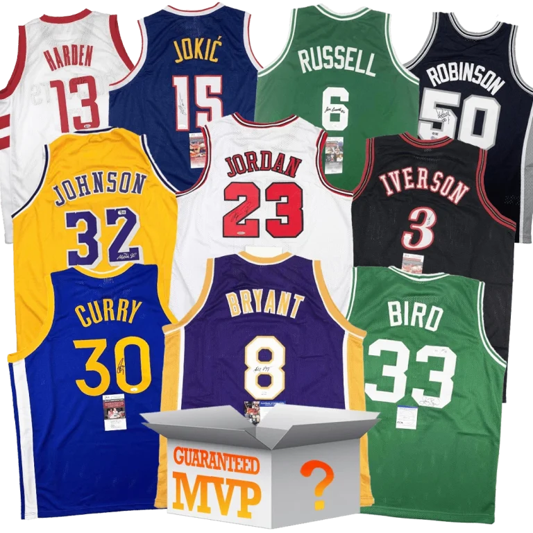 MVPs Autographed/Signed Jersey Mystery Box with PSA JSA Beckett COA