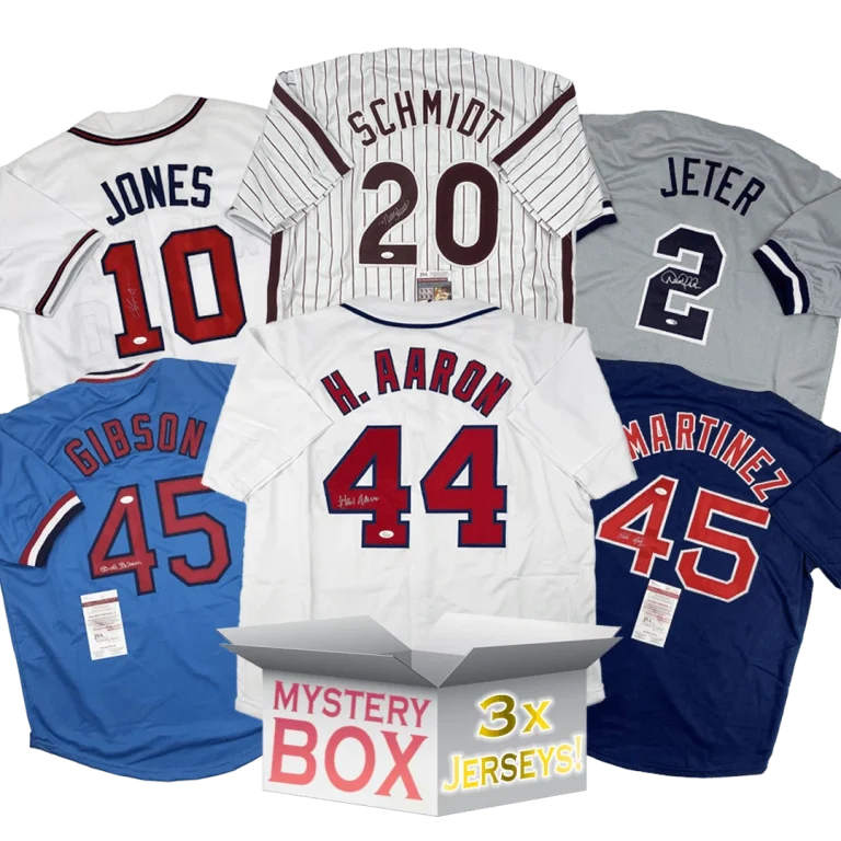 3x Hall of Famers Autographed/Signed Jerseys Mystery Box PSA JSA or BAS