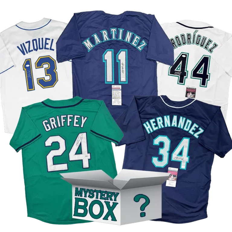 Autographed/Signed Seattle Jersey Mystery Box with PSA JSA Beckett COA