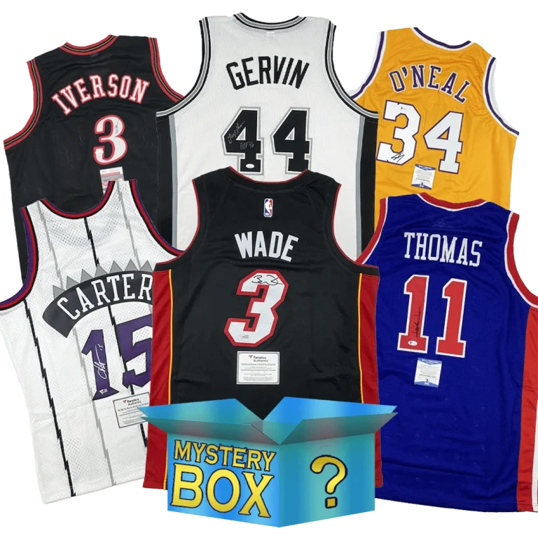 Autographed/Signed DIAMOND Series 2 Jersey Mystery Box PSA JSA COA