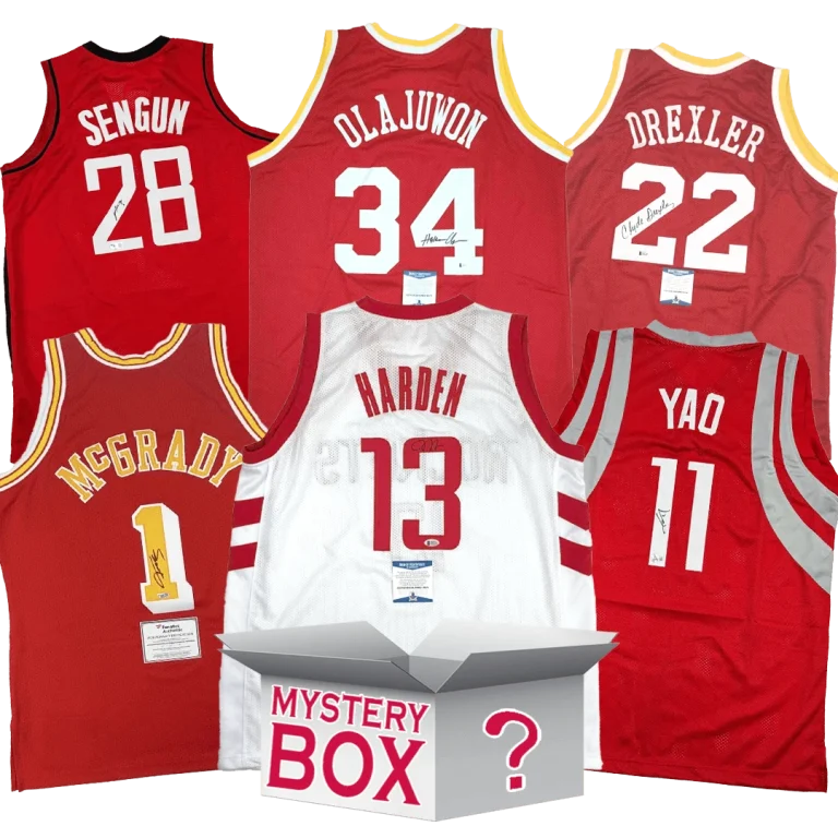 Autographed/Signed Houston Jersey Mystery Box PSA JSA or Beckett COA