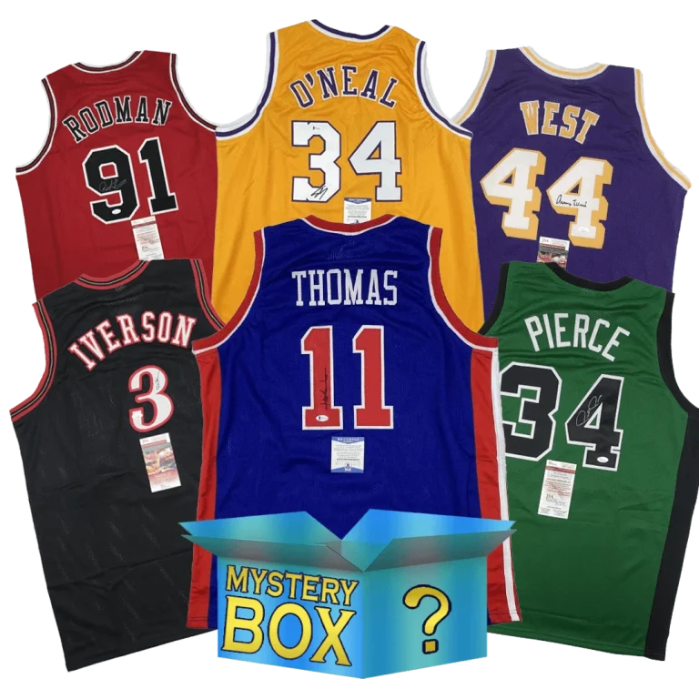 Autographed/Signed DIAMOND Series 1 Jersey Mystery Box PSA JSA COA