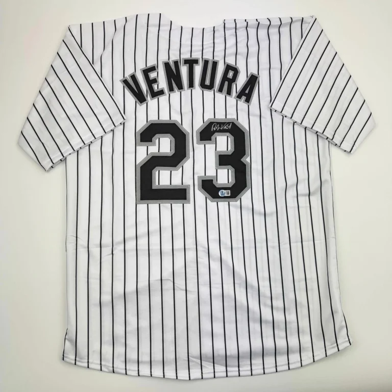 Autographed/Signed Robin Ventura Chicago Pinstripe Jersey Beckett COA