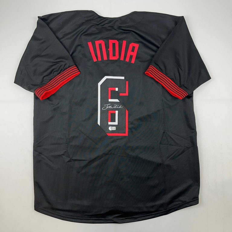 Signed Jonathan India Cincinnati Black City Connect Jersey BAS COA