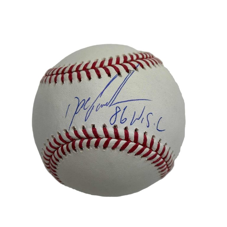 Autographed/Signed Dwight Doc Gooden 86 WSC Rawlings ROML Beckett COA