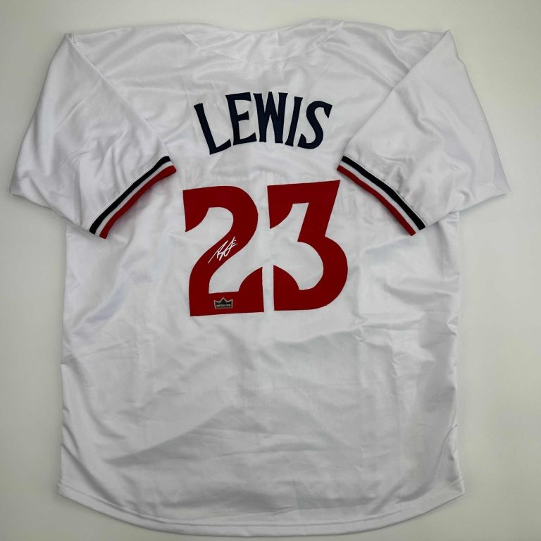 Facsimile Autographed Royce Lewis Minnesota White Jersey Size Men's XL