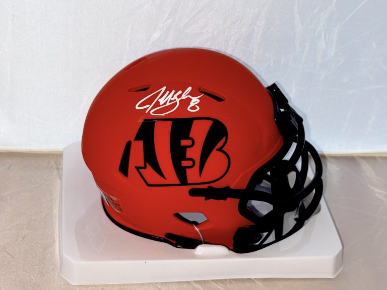 Jeff Blake signed Cincinnati Bengals Rave mini helmet autographed GT COA