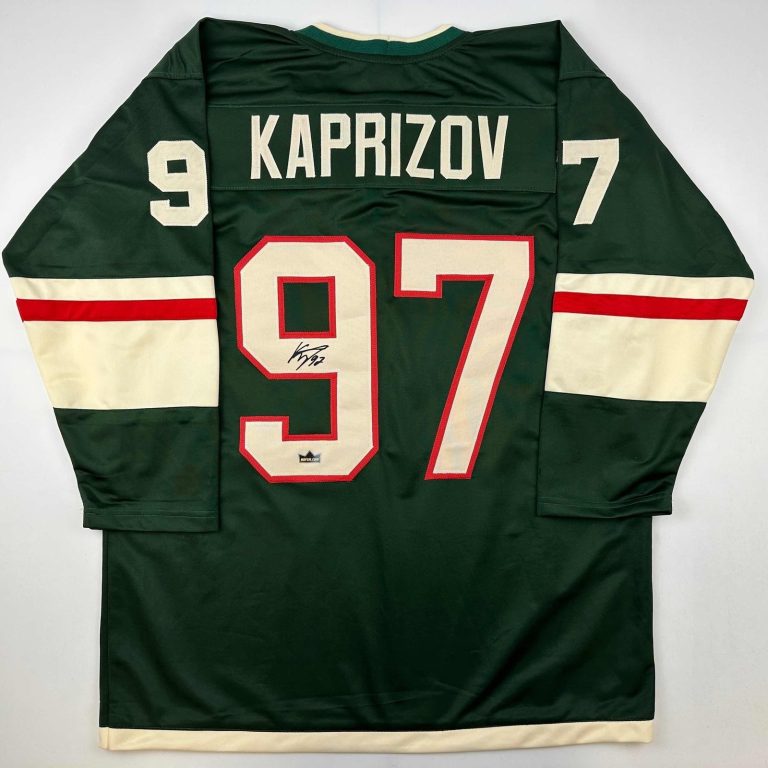Facsimile Autographed Kirill Kaprizov Minnesota Green Auto Jersey XL