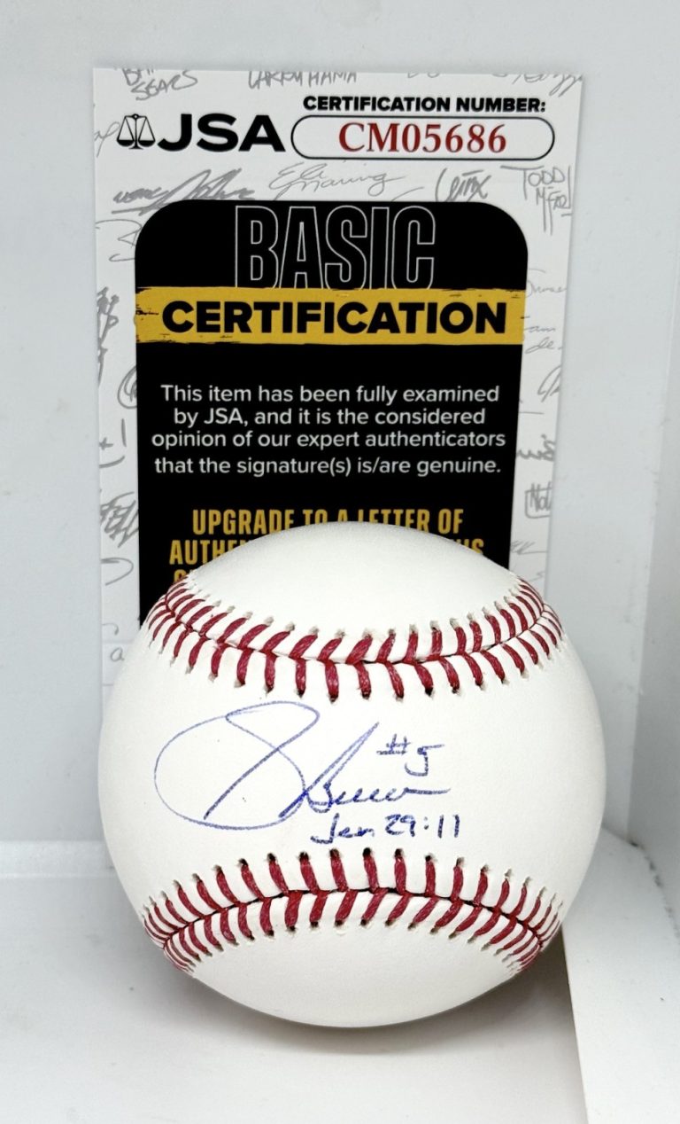 Sid Bream Pirates Braves signed MLB Baseball Ball autographed JSA COA
