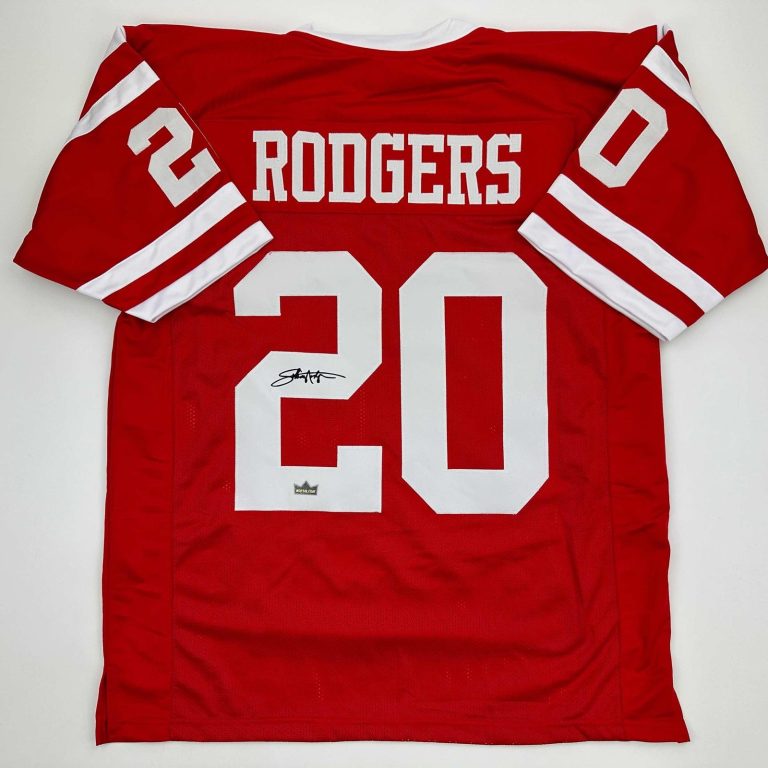 Facsimile Autographed Johnny Rodgers Nebraska Red Jersey Size Men's XL