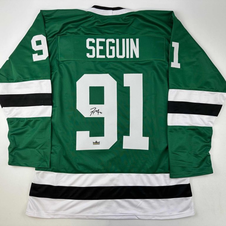 Facsimile Autographed Tyler Seguin Dallas Green Jersey Size Men's XL