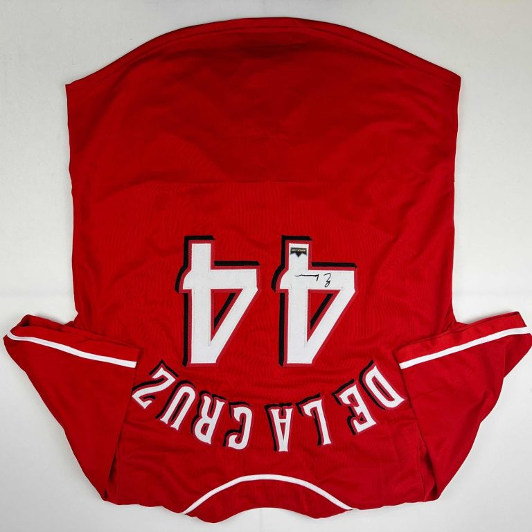 Facsimile Autographed Elly De La Cruz Cincinnati Red Jersey Size Mens XL