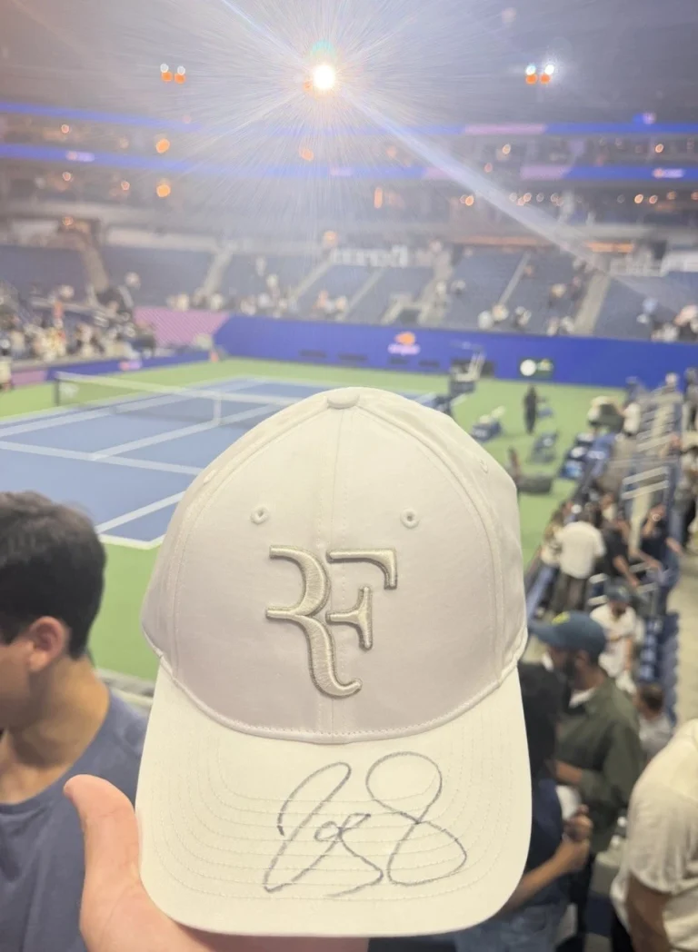 Roger Federer Signed 2026 US OPEN Limited Edition Hat UNIQLO HALL OF FAME ITHF