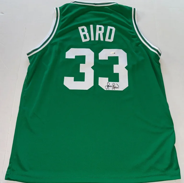 Larry Bird Boston Celtics signed Custom jersey autographed JSA Witnessed