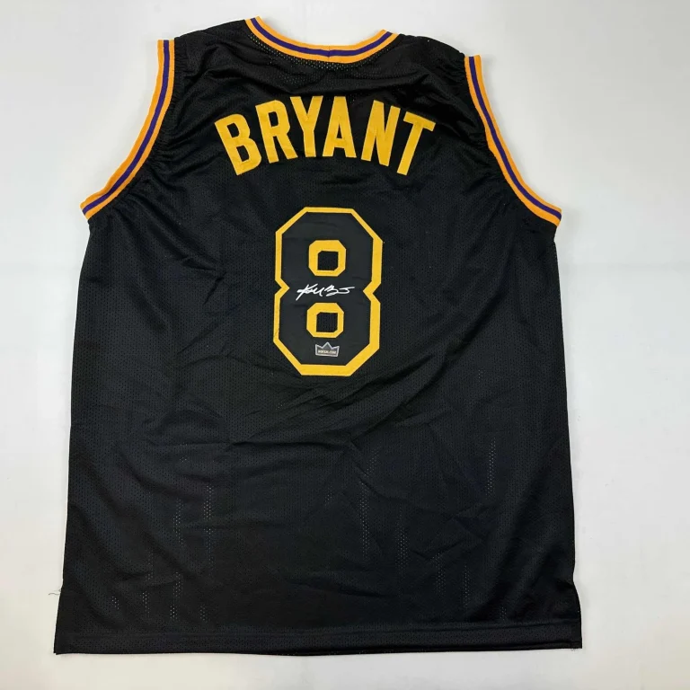 Facsimile Autographed Kobe Bryant #8 Black Mamba Los Angeles Jersey XL