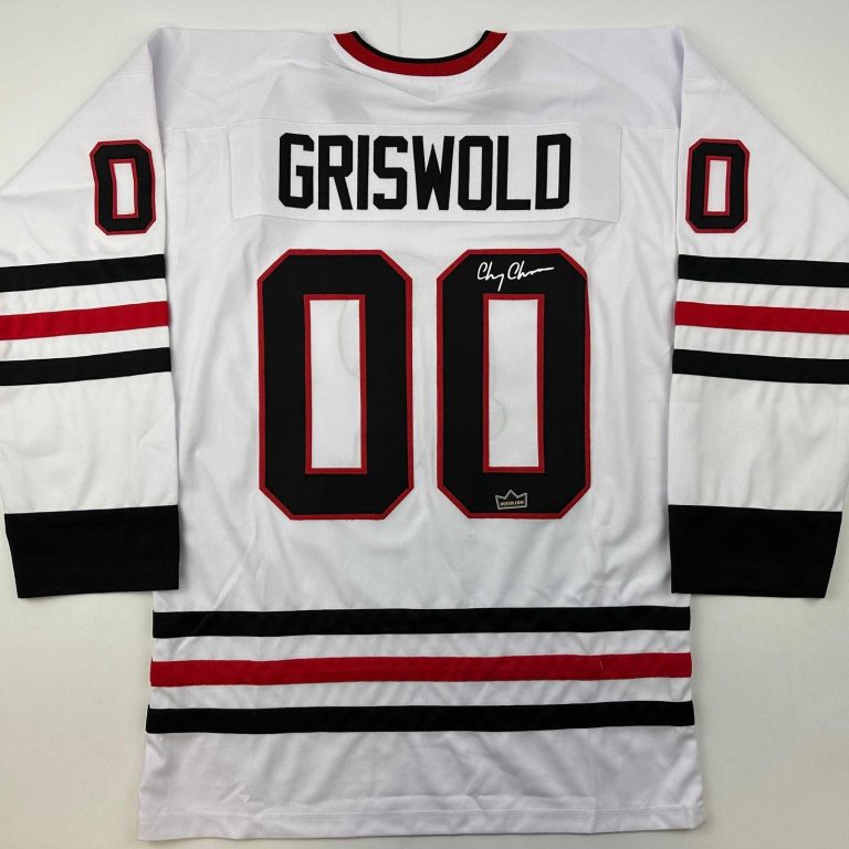 Facsimile Autographed Chevy Chase Clark Griswold Vacation Auto Jersey XL