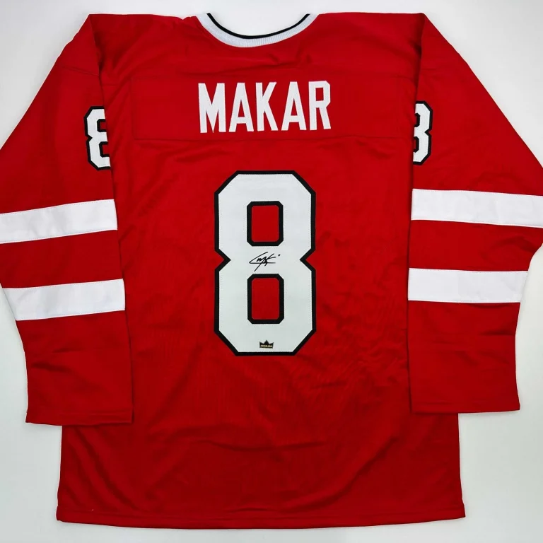 Facsimile Autographed Cale Makar Canada 2025 4 Nations Face-Off Jersey