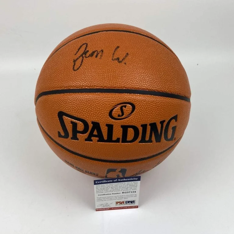 Autographed/Signed ZION WILLIAMSON Full Size FS Spalding PSA/DNA COA