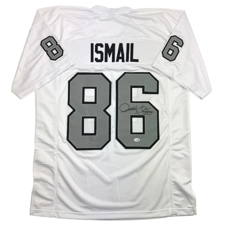 Autographed/Signed Raghib Ismail Rocket Oakland Color Rush Jersey BAS COA