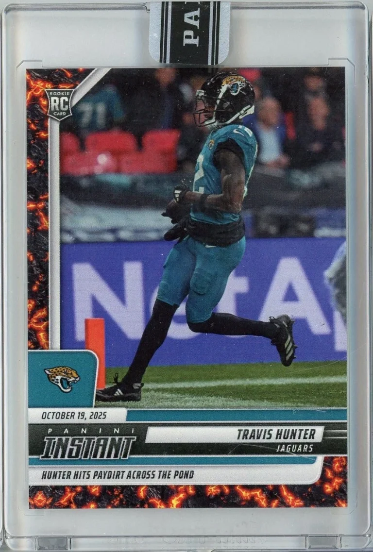 2025 Panini Instant Travis Hunter #157 Magma 1/1 Rookie RC Football Card