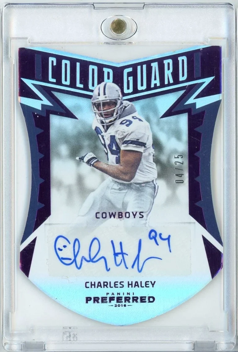 2016 Panini Preferred Color Guard Purple Charles Haley #222 /25 Auto