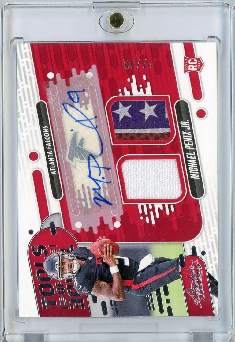 2024 Absolute Tools Michael Penix Jr #TOTDMPJ RPA Auto #/99 Card