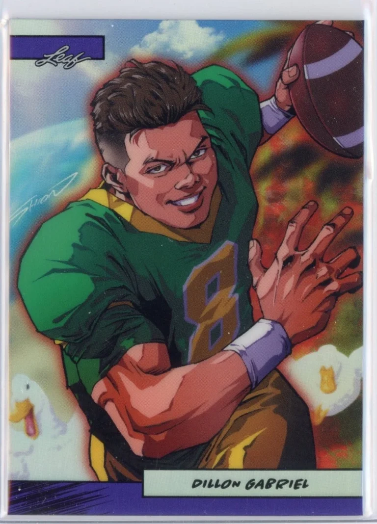 2025 Leaf Exclusives Anime Nation Dillon Gabriel #47 Purple /49 Card