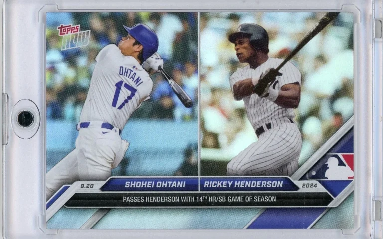 2024 Topps Now Shohei Ohtani #731SP Passes Henderson Game Baseball Card