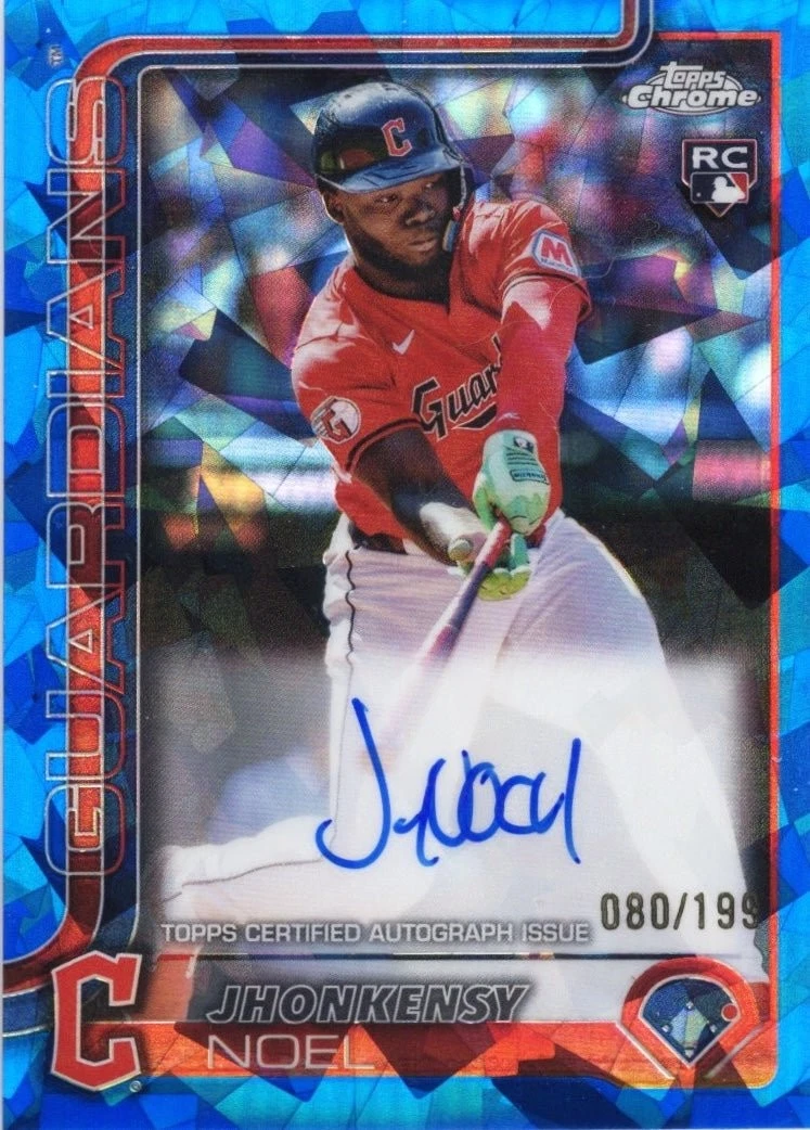 2025 Topps Chrome Sapphire Jhonkensy Noel #RAJN Auto /199 Rookie Card