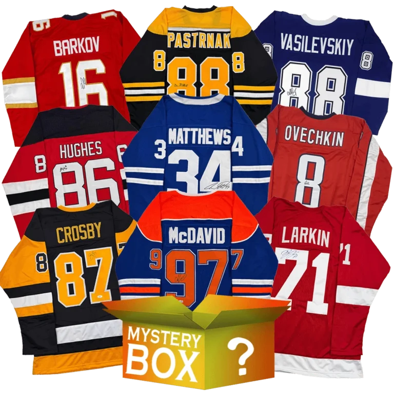 Active Stars Autographed/Signed Jersey Mystery Box PSA JSA or Beckett COA
